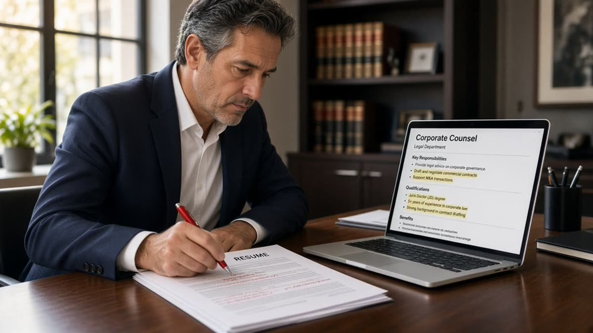 Senior Legal Job Match Score Resume Guide — HireFlow career guide