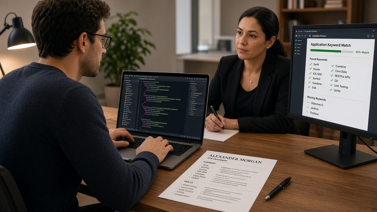 Swift iOS Developer Resume Keywords (US ATS List) — HireFlow career guide
