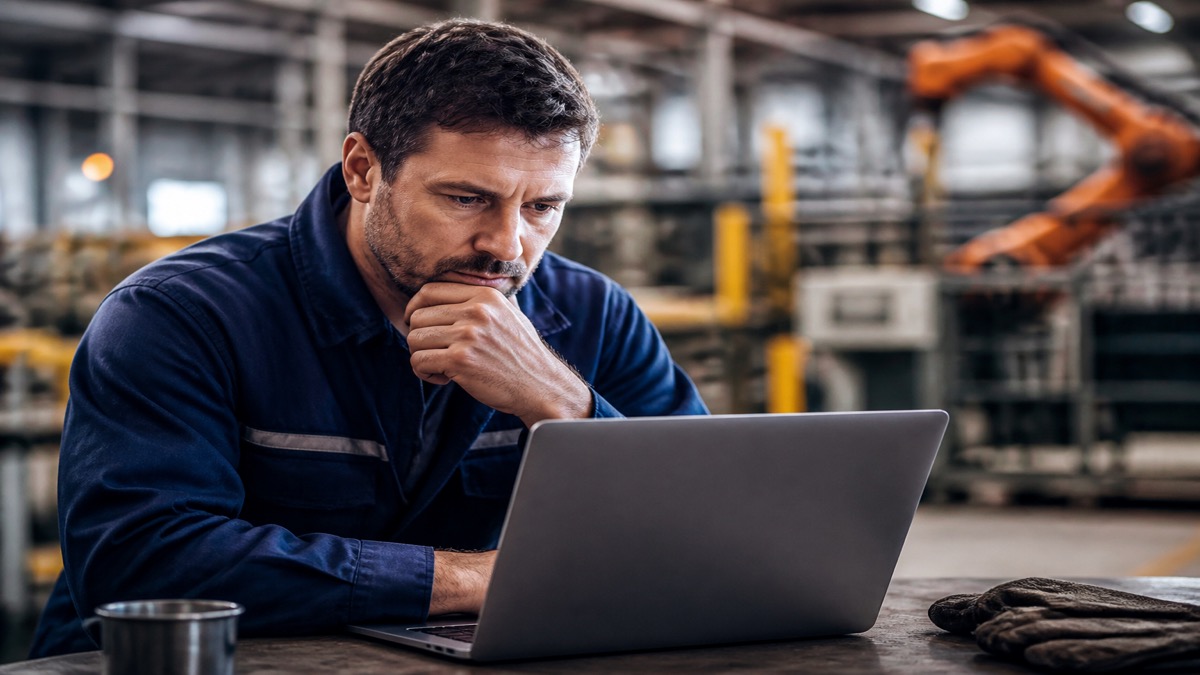 Job seeker updating ATS resume skills section on laptop as automated hiring software screens applications