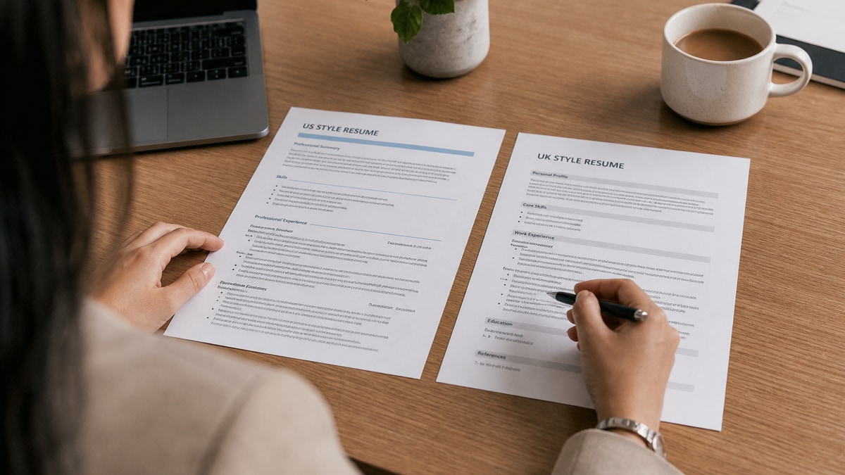 US vs UK CV Formatting for ATS | Key Differences | HireFlow.net — HireFlow career guide