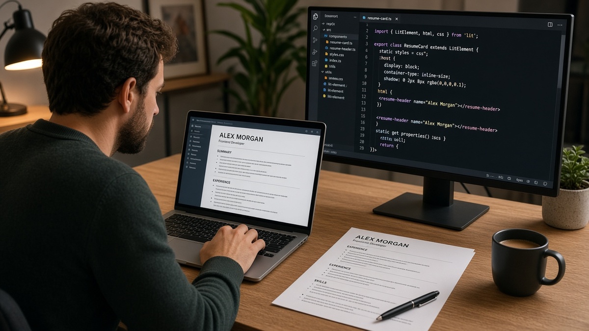 Web Components Resume Keywords (US): Bullet-One Fix — HireFlow career guide