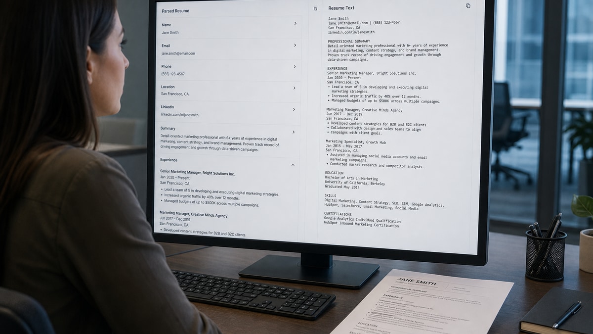 What Is an ATS Parser? How It Reads Your Resume — HireFlow career guide