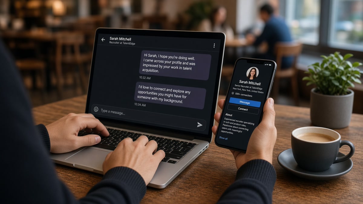 What to Message a Recruiter on LinkedIn: Examples — HireFlow career guide