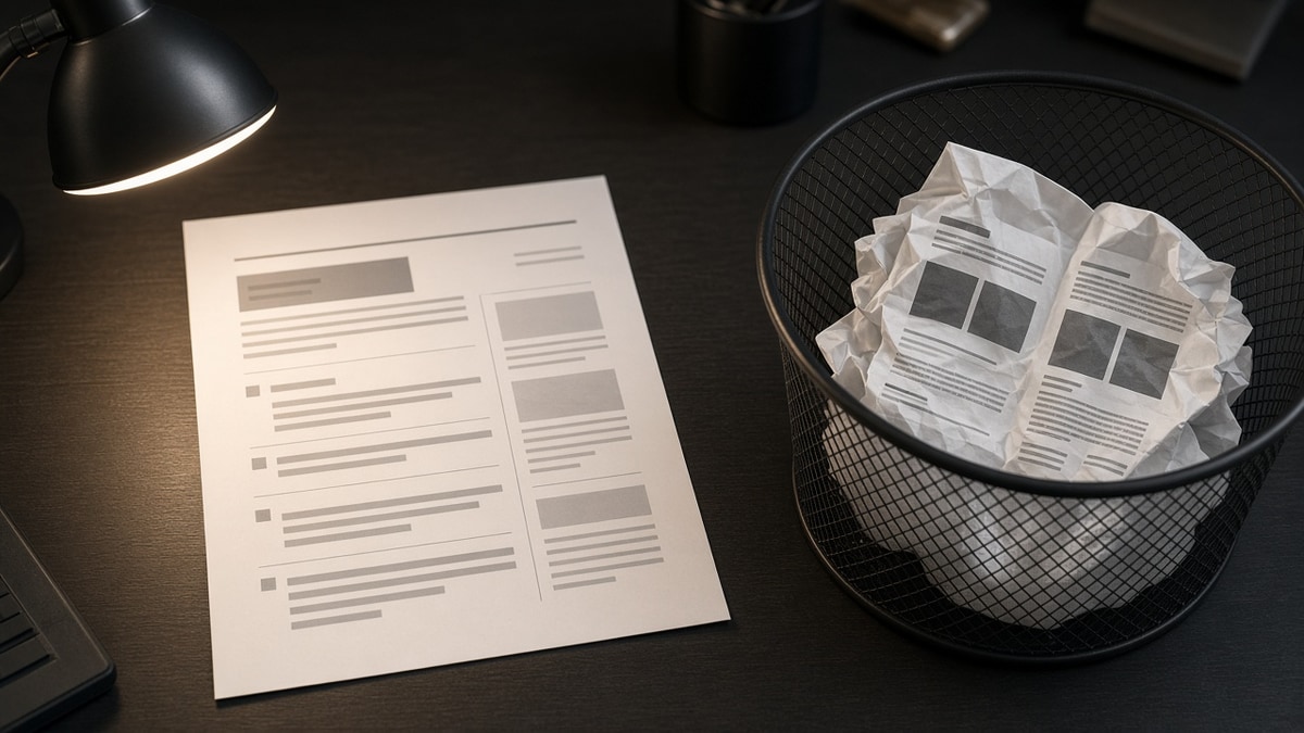 Why Fancy Resume Layouts Fail — HireFlow career guide