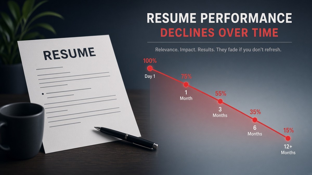 Why Resume Performance Declines Over Time — HireFlow career guide