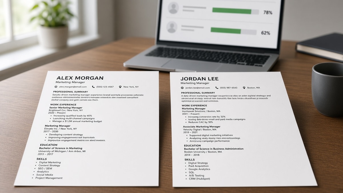 Why Two Similar Resumes Get Different ATS Scores — HireFlow career guide